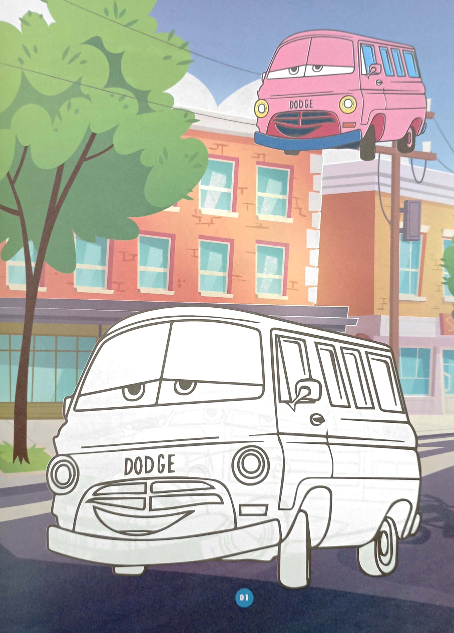 combo sách bé tô màu - vương quốc xe hơi (bộ 4 cuốn)