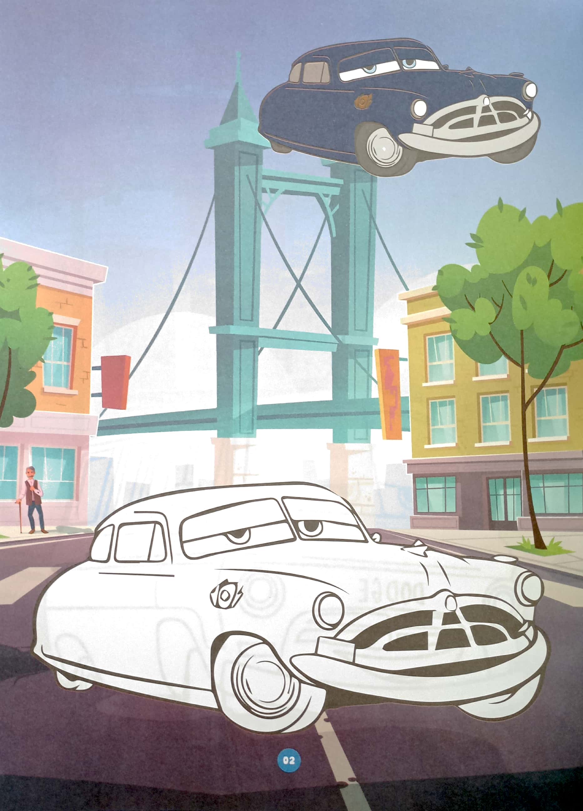 combo sách bé tô màu - vương quốc xe hơi (bộ 4 cuốn)