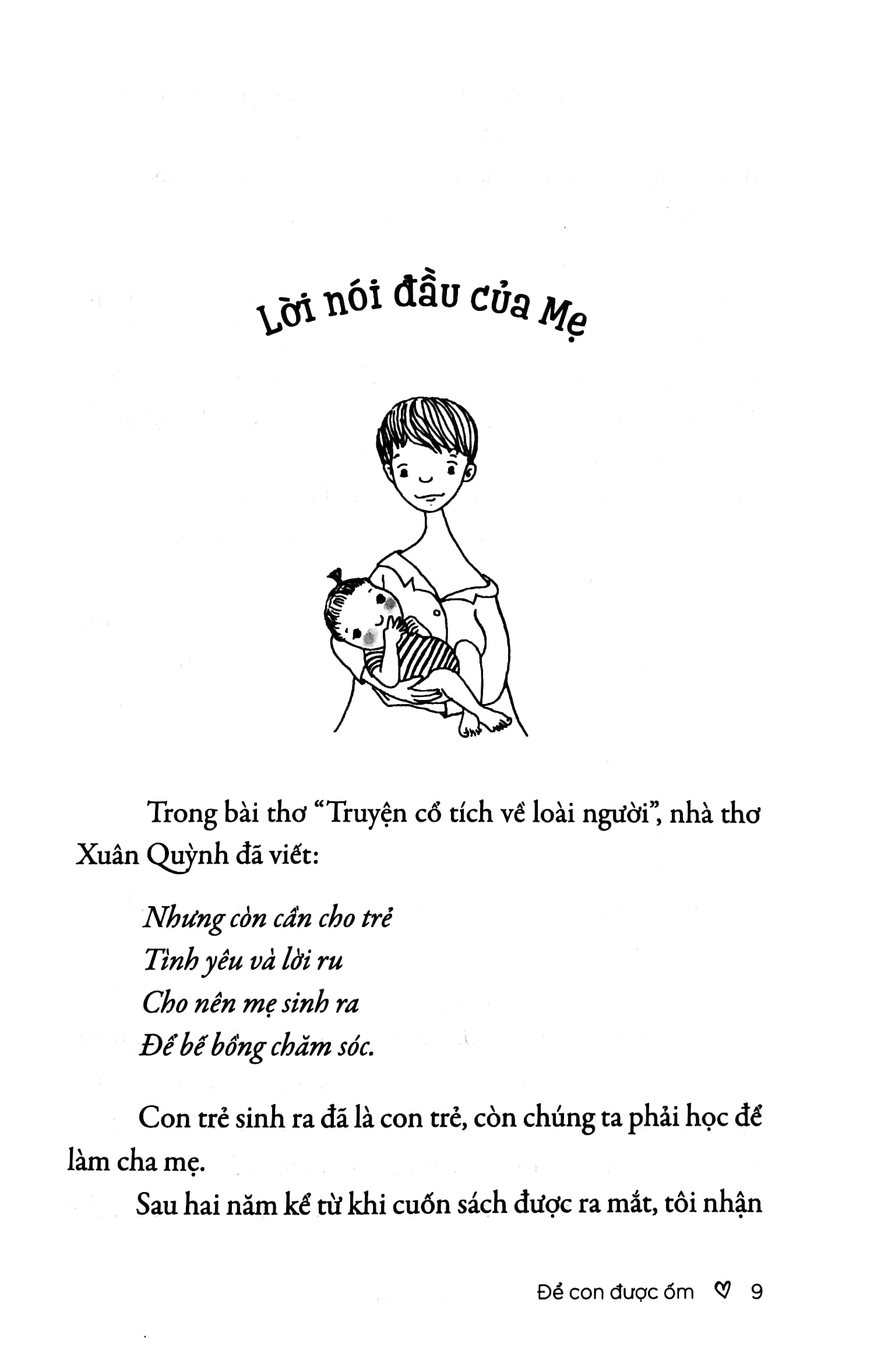 combo sách chào con! ba mẹ đã sẵn sàng + để con được ốm (bộ 2 cuốn)