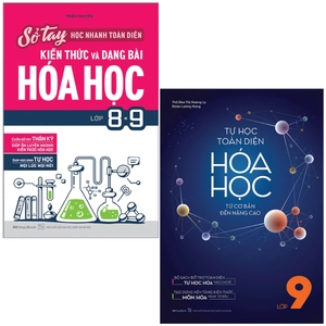 combo sách chinh phục toàn diện hóa học lớp 9 (bộ 2 cuốn)