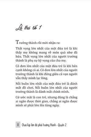 combo sách chưa kịp lớn đã phải trưởng thành (bộ 4 cuốn)