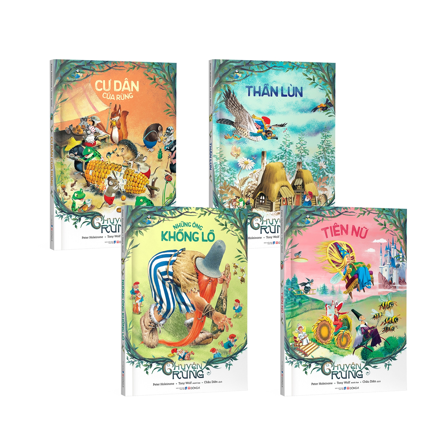 combo sách chuyện rừng (bộ 4 cuốn)
