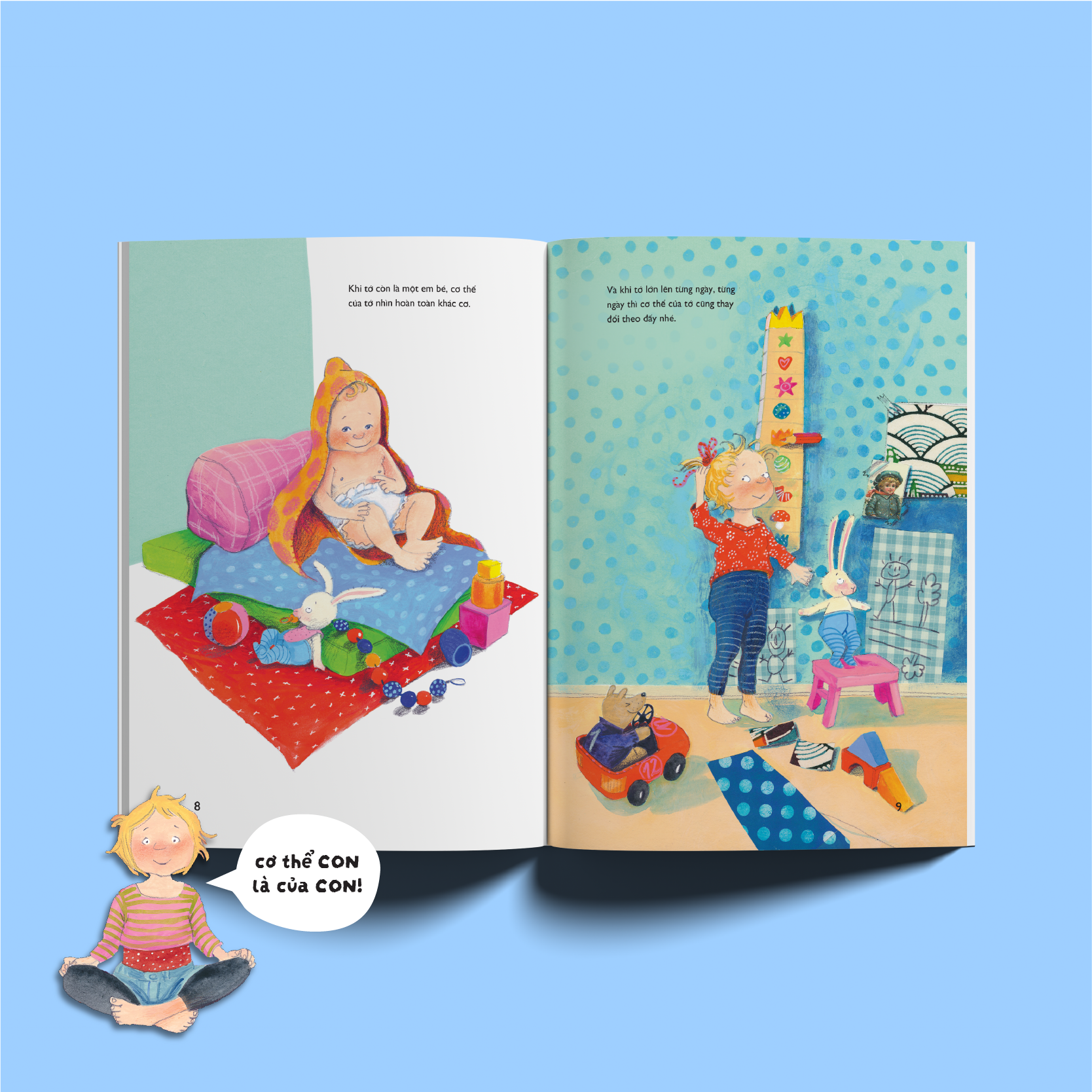 Combo Sach Con Co The Tu Bao Ve Minh - Con Khong Bao Gio Di Lac + Co The Con La Cua Con + Con Khong Bao Gio Di Cung Nguoi La (Bo 3 Cuon) - Tang Kem Sticker