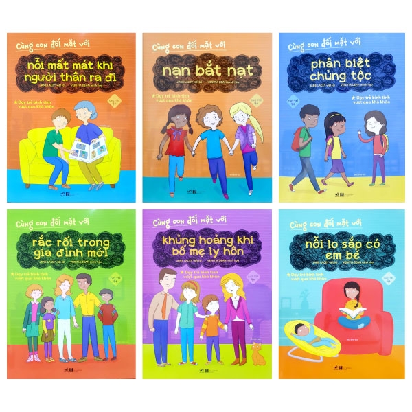 combo sách cùng con đối mặt (bộ 6 cuốn)