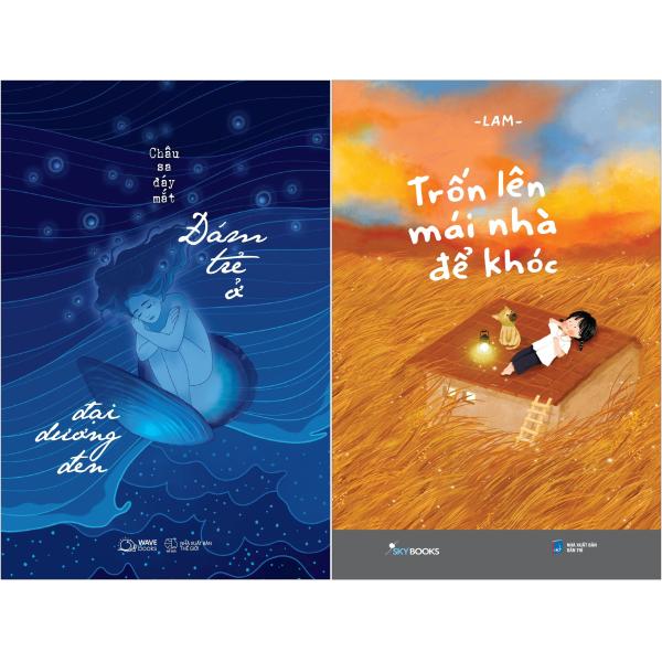 combo sách đám trẻ ở đại dương đen + trốn lên mái nhà để khóc (bộ 2 cuốn)