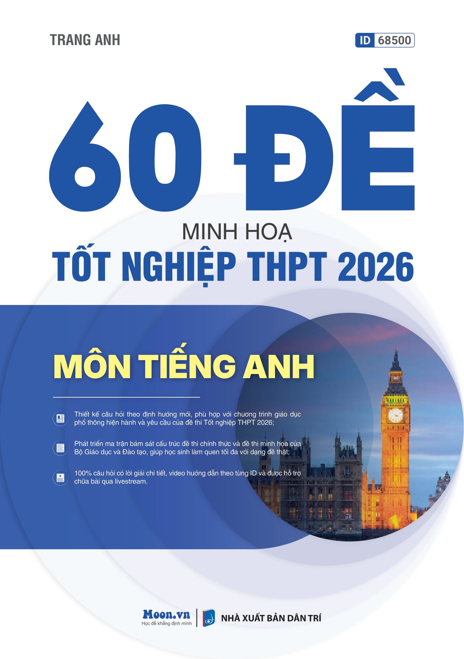 Combo Sách Đề Minh Họa Tốt Nghiệp THPT 2026 - Khối D - Toán + Ngữ Văn + Tiếng Anh (Bộ 3 Cuốn)