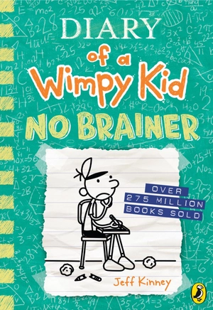 combo sách diary of a wimpy kid 18: no brainer + nhật ký chú bé nhút nhát - tập 18: out trình (bộ 2 cuốn)