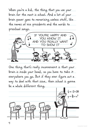 combo sách diary of a wimpy kid 18: no brainer + nhật ký chú bé nhút nhát - tập 18: out trình (bộ 2 cuốn)