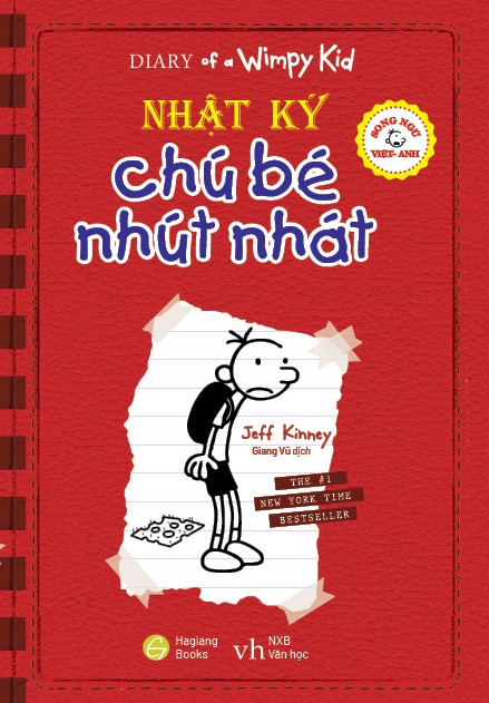 combo sách diary of a wimpy kid - nhật ký chú bé nhút nhát - song ngữ việt-anh: tập 1 - 18 (bộ 18 cuốn)