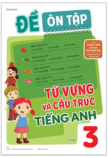 combo sách em học tốt tiếng anh + đề ôn tập từ vựng và cấu trúc tiếng anh lớp 3 (bộ 2 cuốn)
