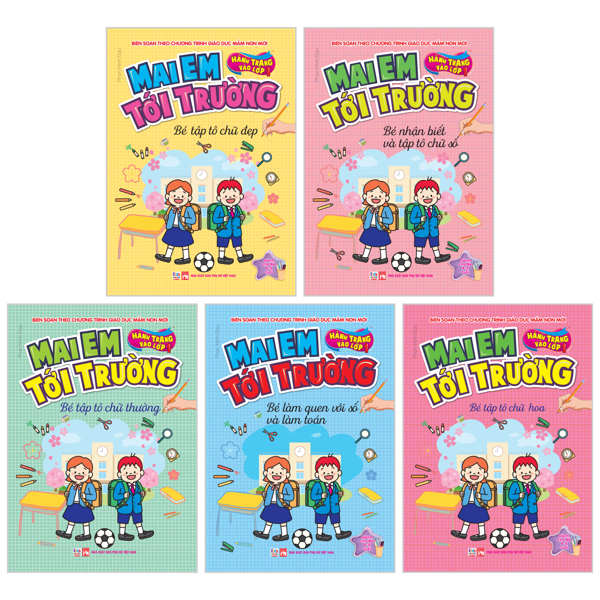 Combo Sách Hành Trang Vào Lớp 1 - Mai Em Tới Trường (Bộ 5 Cuốn)