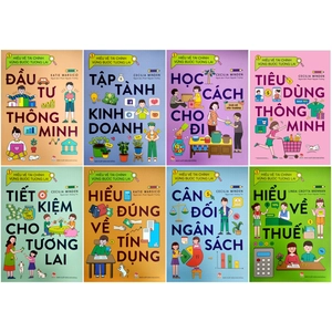 combo sách hiểu về tài chính, vững bước tương lai (bộ 8 cuốn)