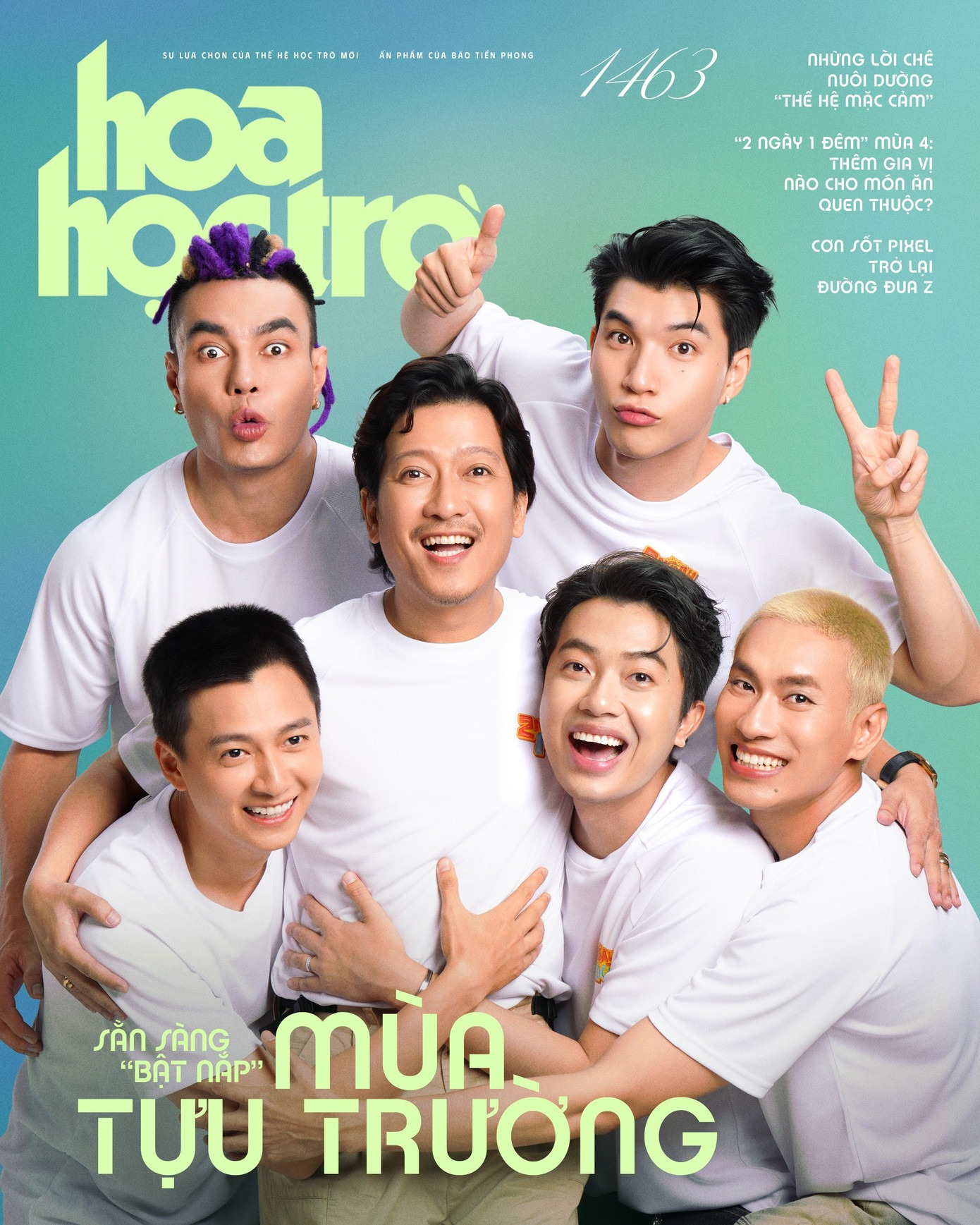 Combo Sach Hoa Hoc Tro - So 1463 - San Sang "Bat Nap" Don Mua Tuu Truong Cung Bao Niem Vui Moi (Bo 5 Cuon)