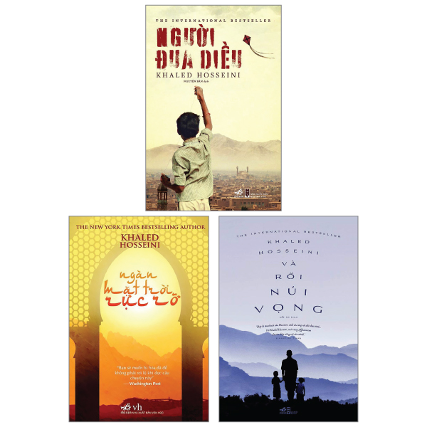 combo sách khaled hosseini - người đua diều + ngàn mặt trời rực rỡ + và rồi núi vọng (bộ 3 cuốn)