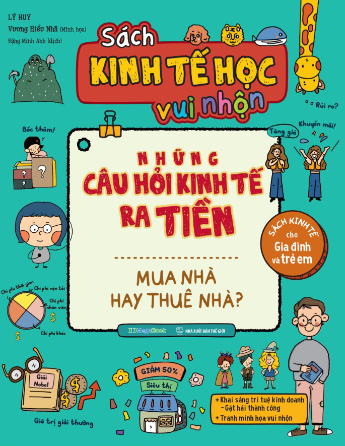 combo sách kinh tế học vui nhộn - những câu hỏi kinh tế ra tiền (bộ 4 cuốn)