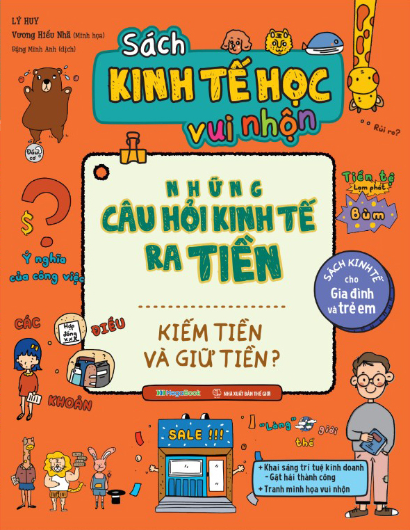 combo sách kinh tế học vui nhộn - những câu hỏi kinh tế ra tiền (bộ 4 cuốn)