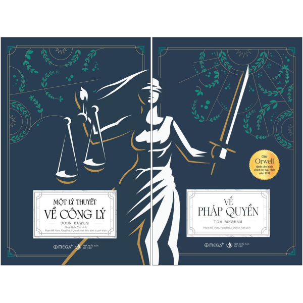 combo sách một lý thuyết về công lý + về pháp quyền (bộ 2 cuốn)