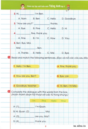 combo sách phiếu bài tập cuối tuần lớp 3 - tiếng anh + toán + tiếng việt (bộ 3 cuốn)