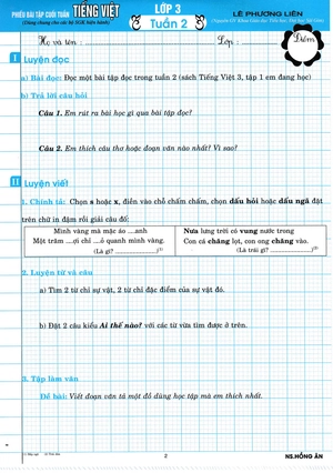 combo sách phiếu bài tập cuối tuần lớp 3 - tiếng anh + toán + tiếng việt (bộ 3 cuốn)