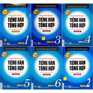 combo sách tiếng hàn tổng hợp dành cho người việt nam - sách bài tập (bộ 6 cuốn)