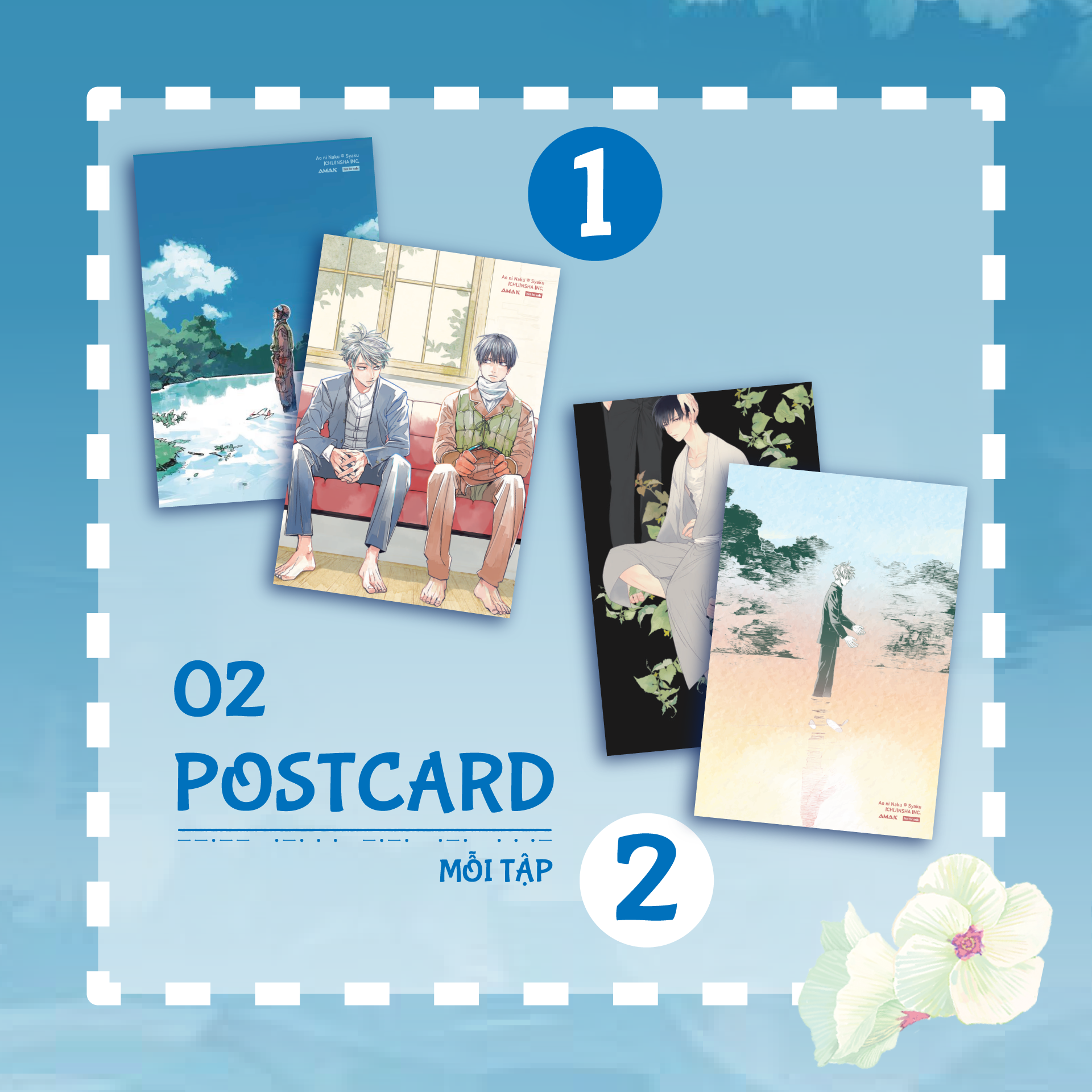 Combo Sách Tiếng Vọng Tầng Lam - Tập 1 + Tập 2 (Bộ 2 Tập) - Tặng Kèm 2 PVC Card + 4 Postcard Hai Mặt Phủ Nhung Mịn