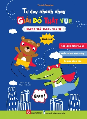 combo sách tư duy nhanh nhạy - giải đố thật vui! (bộ 4 cuốn)