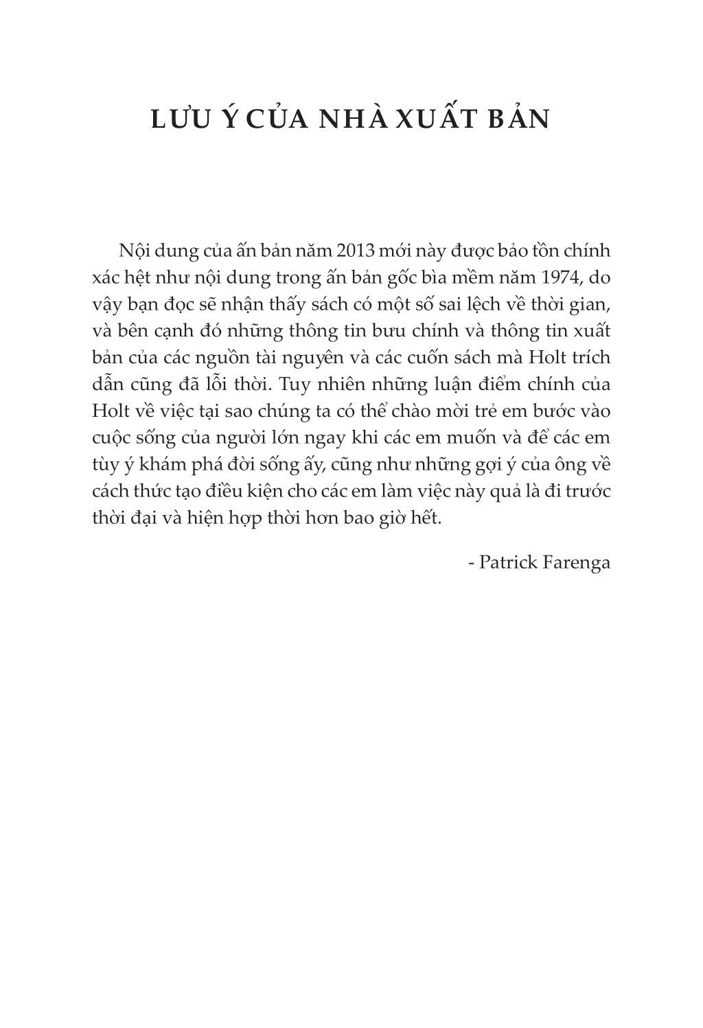 combo sách tư tưởng giáo dục của john holt - nuôi dưỡng sự tự học (bộ 6 cuốn)