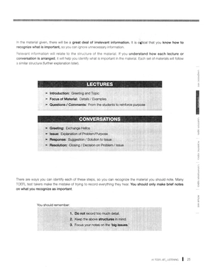 combo toefl ibt - listenning a1 (sách kèm cd)