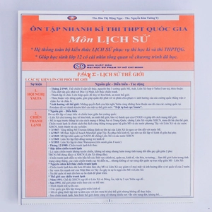 combo tóm tắt kiến thức chương trình thpt (8 môn - 10 tựa)