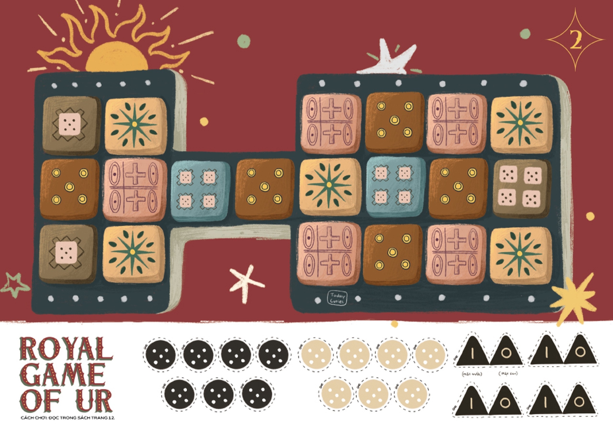 combo vòng quanh thế giới board game - sách độc quyền fahasa + thẻ bài ma sói character việt hóa