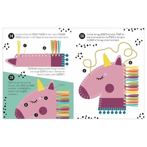 come alive sew a unicorn bag