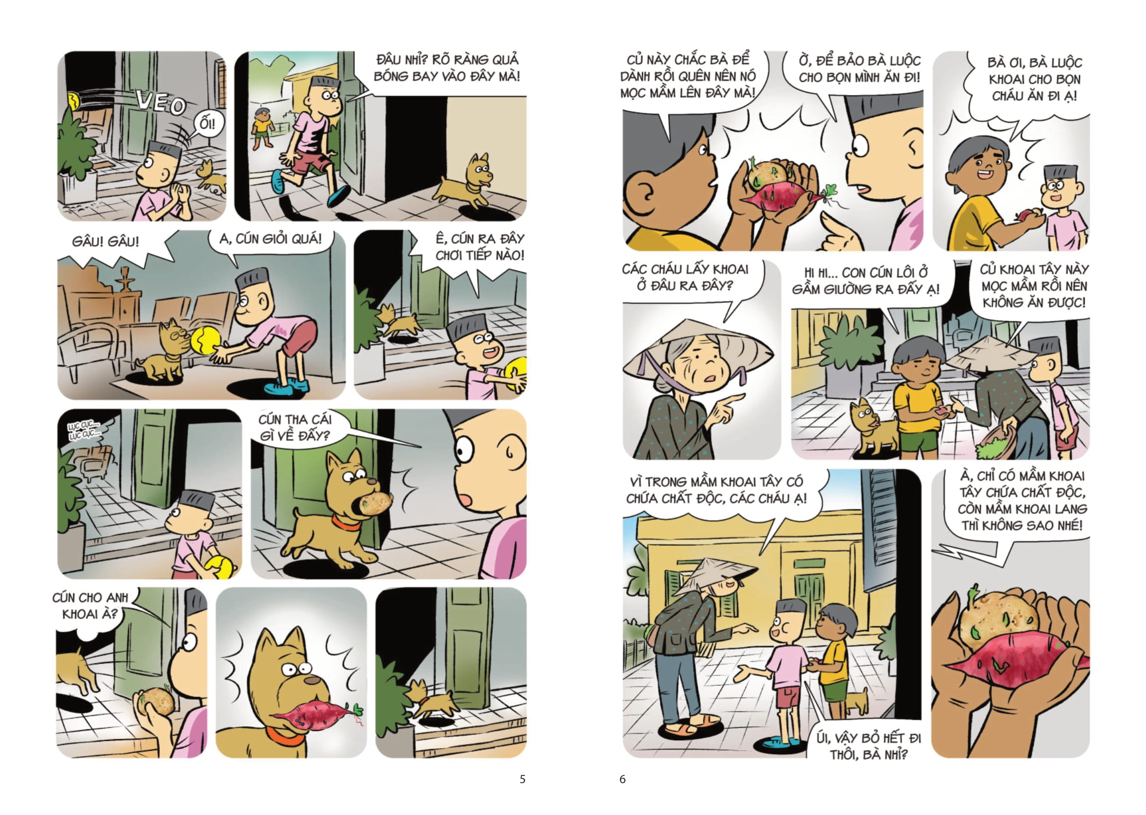 comic kĩ năng sống - dành cho trẻ tiểu học - ăn uống an toàn