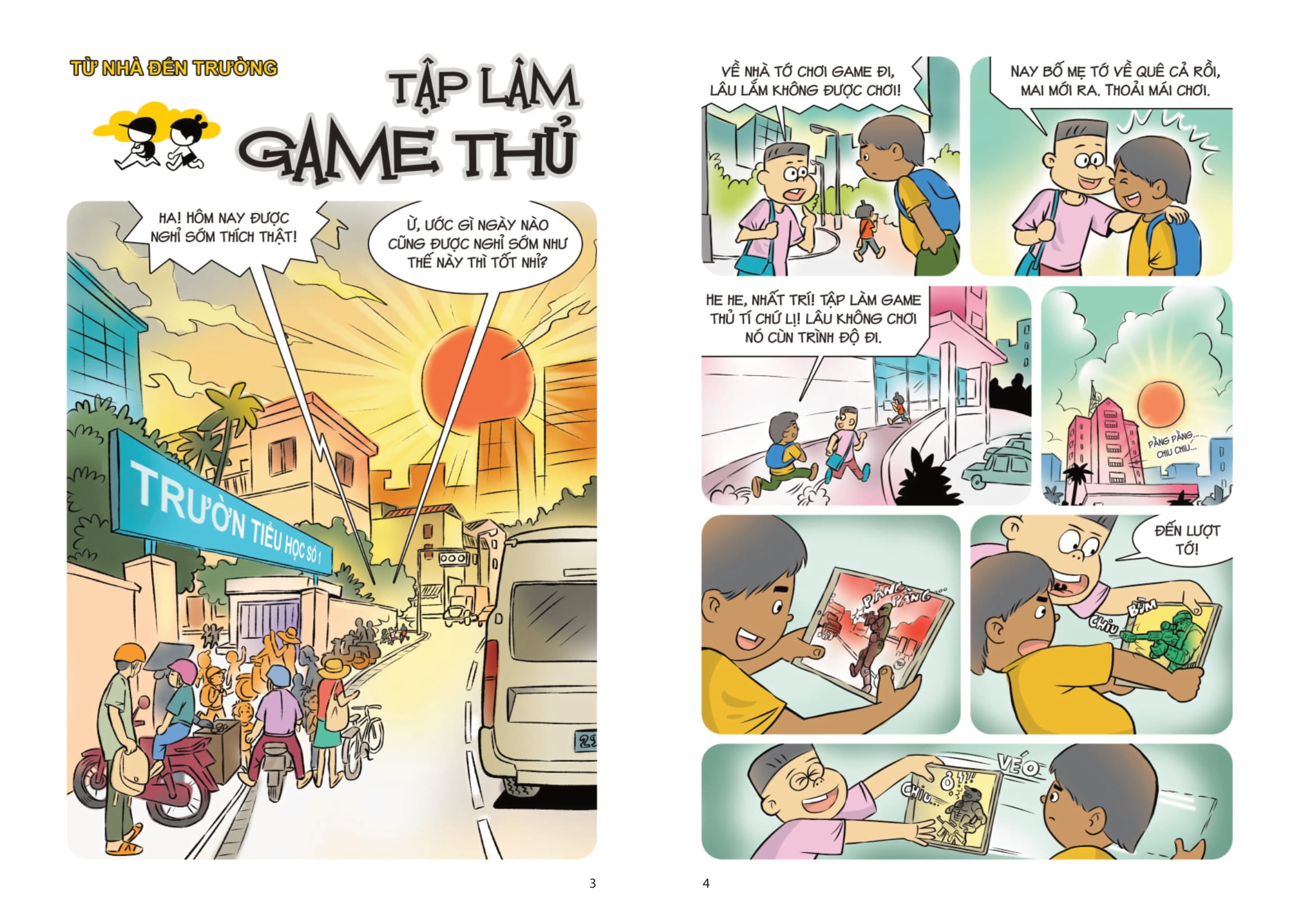 Comic Ki Nang Song - Danh Cho Tre Tieu Hoc - Dung Internet An Toan