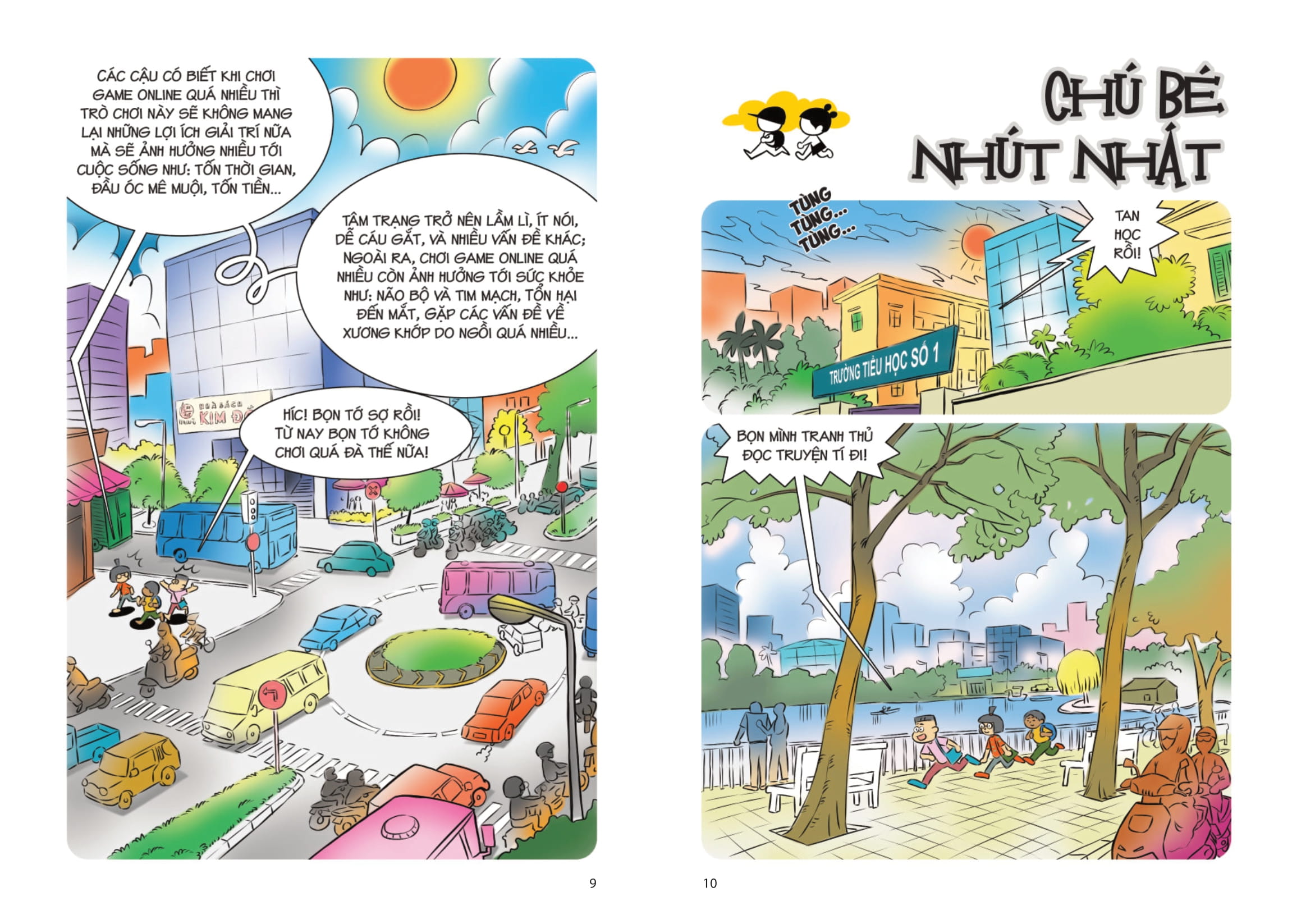 Comic Ki Nang Song - Danh Cho Tre Tieu Hoc - Dung Internet An Toan
