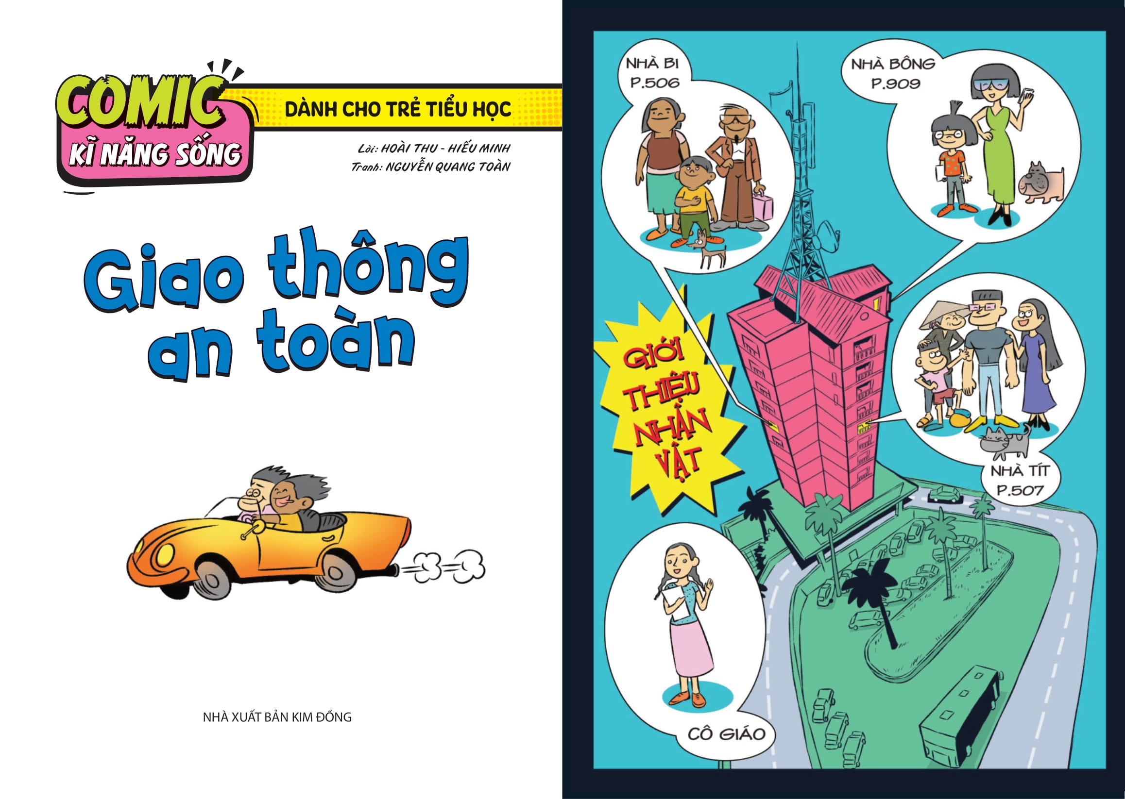comic kĩ năng sống - dành cho trẻ tiểu học - giao thông an toàn