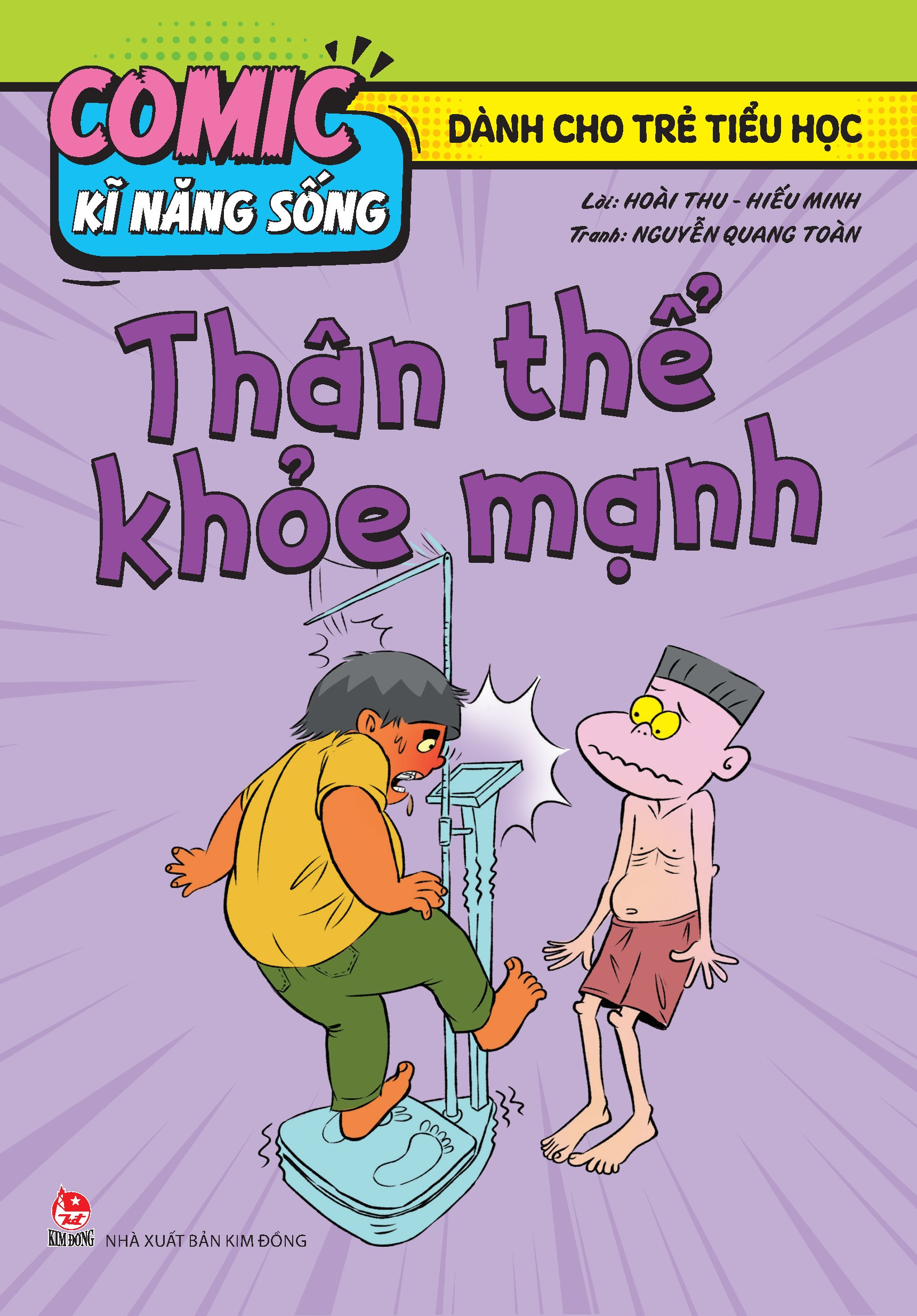 comic kĩ năng sống - dành cho trẻ tiểu học - thân thể khỏe mạnh