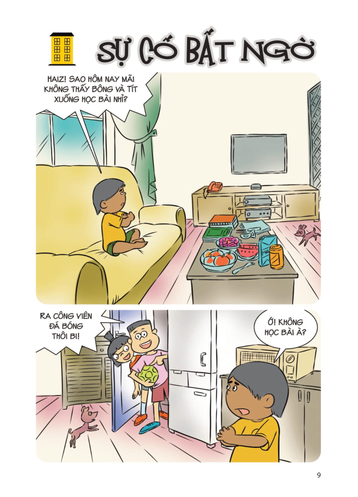 Comic Ki Nang Song - Danh Cho Tre Tieu Hoc - Thoat Hiem An Toan