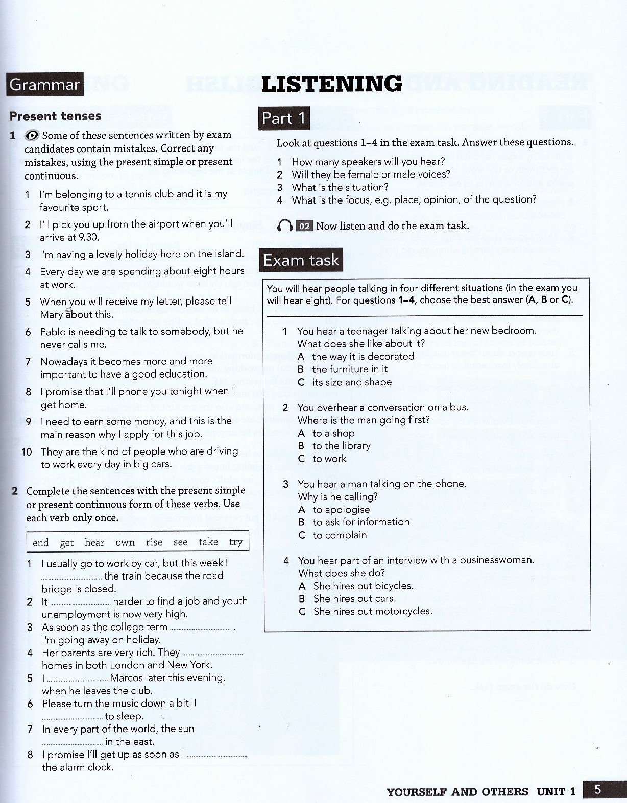compact first workbook with answers with audio