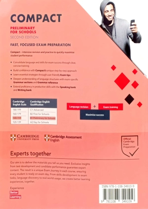 compact preliminary for schools for the revised exam from 2020 - workbook without answers with audio download