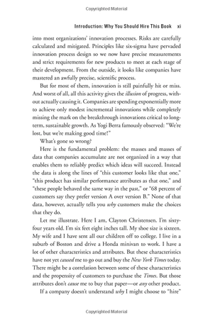 competing against luck: the story of innovation and customer choice