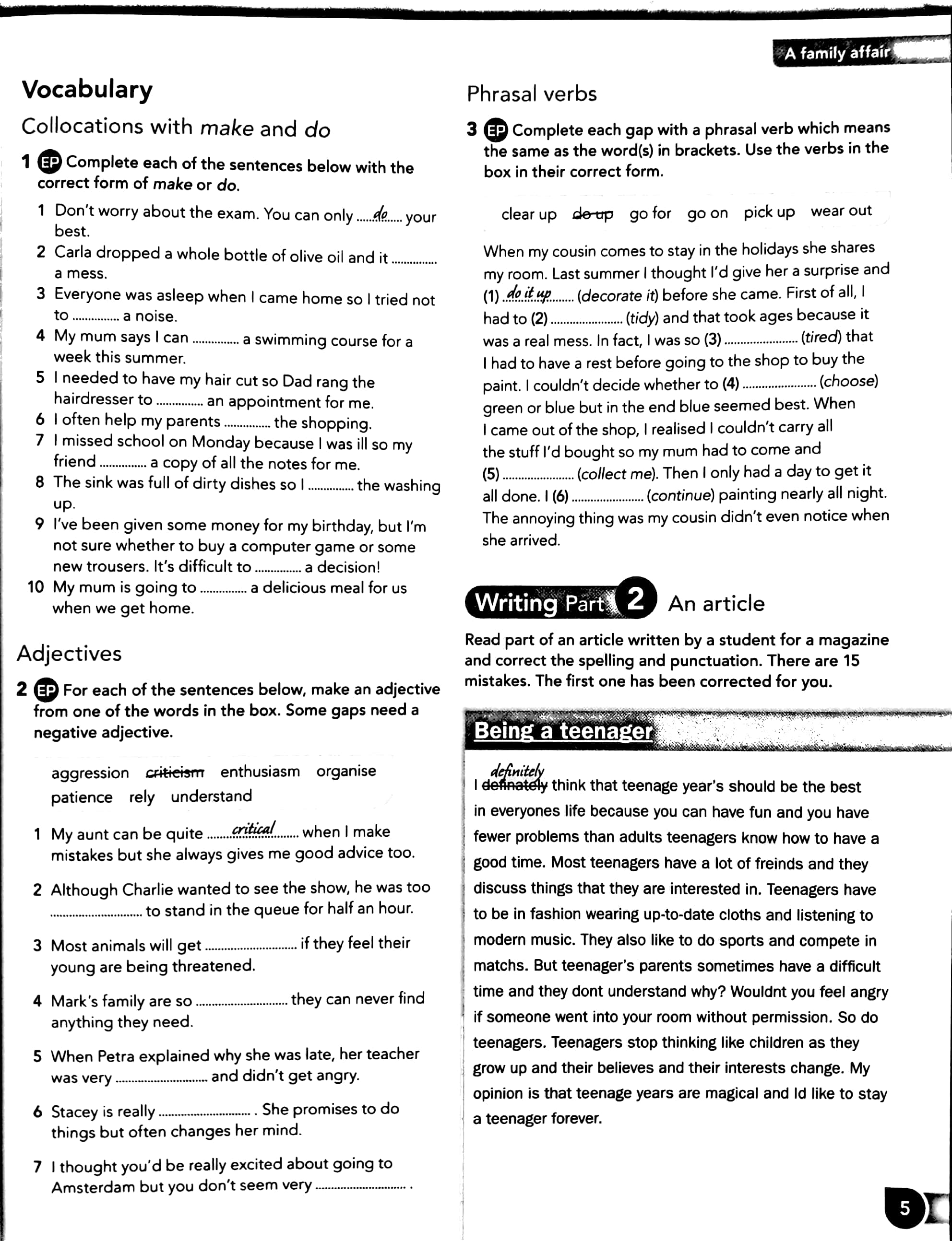 complete first for schools workbook with answers with audio cd