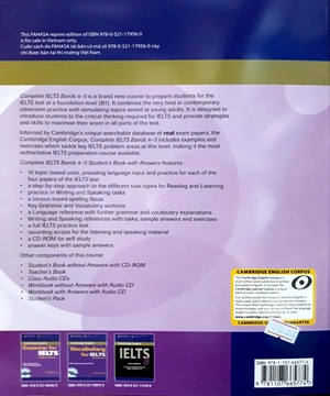 complete ielts b1 student's book with answer with cd-rom