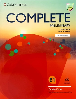 complete preliminary workbook with answers with audio download: for the revised exam from 2020