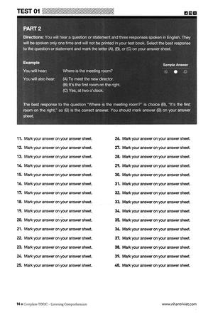 complete toeic listening comprehension (kèm mp3)