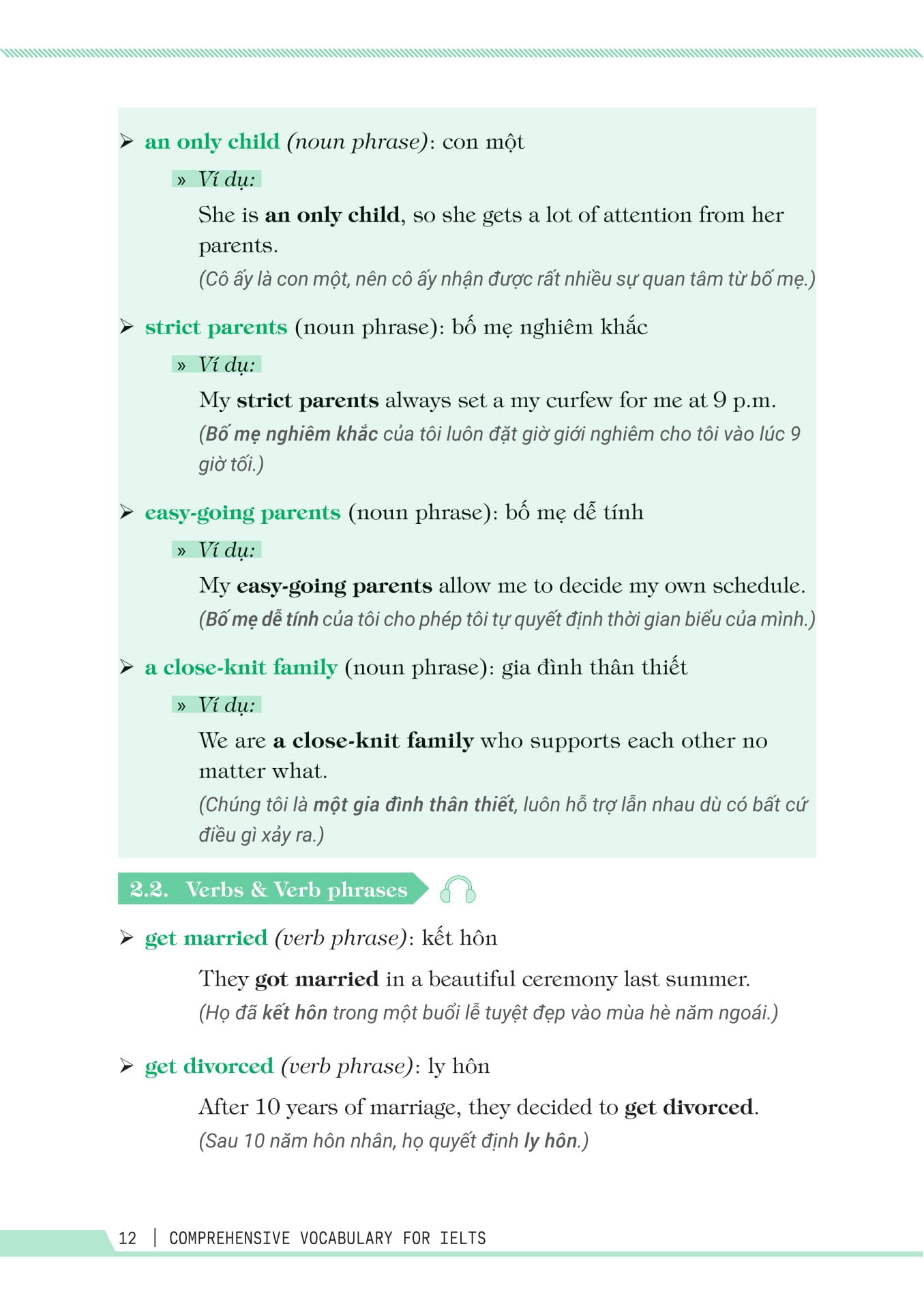 Comprehensive Vocabulary For IELTS - Tu Vung Toan Dien Luyen Thi IELTS