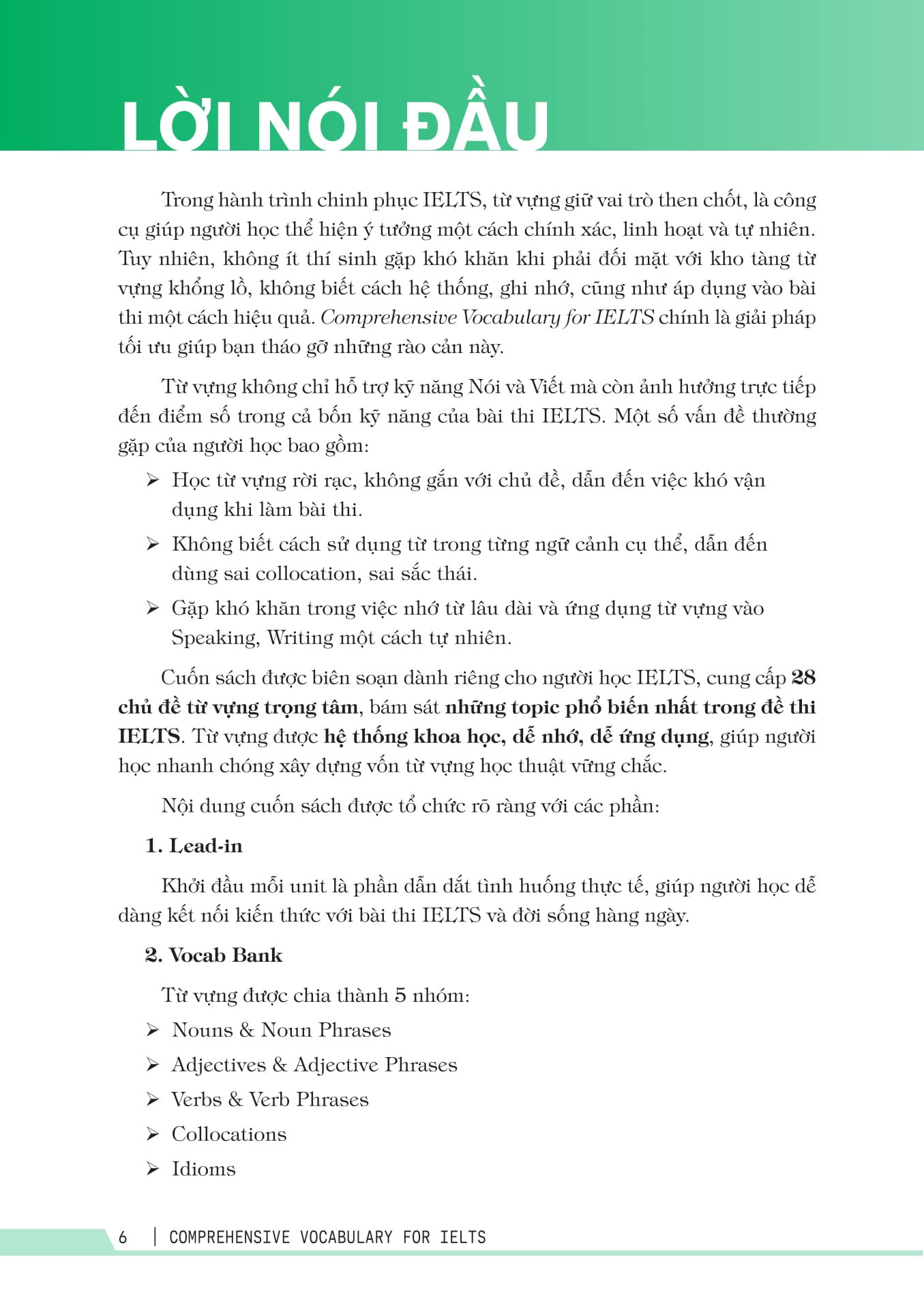 Comprehensive Vocabulary For IELTS - Tu Vung Toan Dien Luyen Thi IELTS