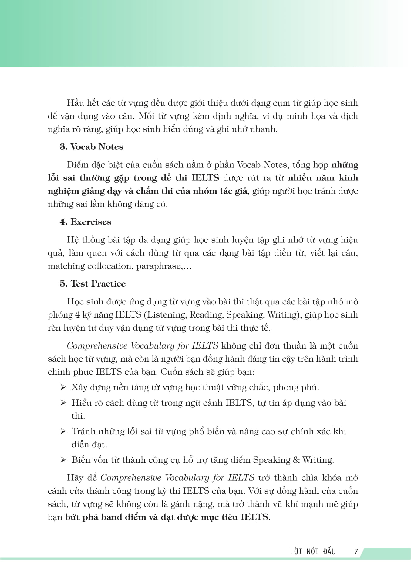 Comprehensive Vocabulary For IELTS - Tu Vung Toan Dien Luyen Thi IELTS