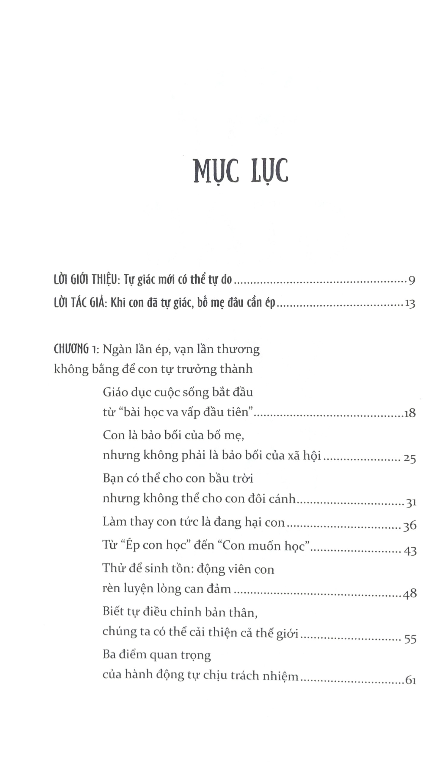 con cái tự giác cha mẹ yên tâm