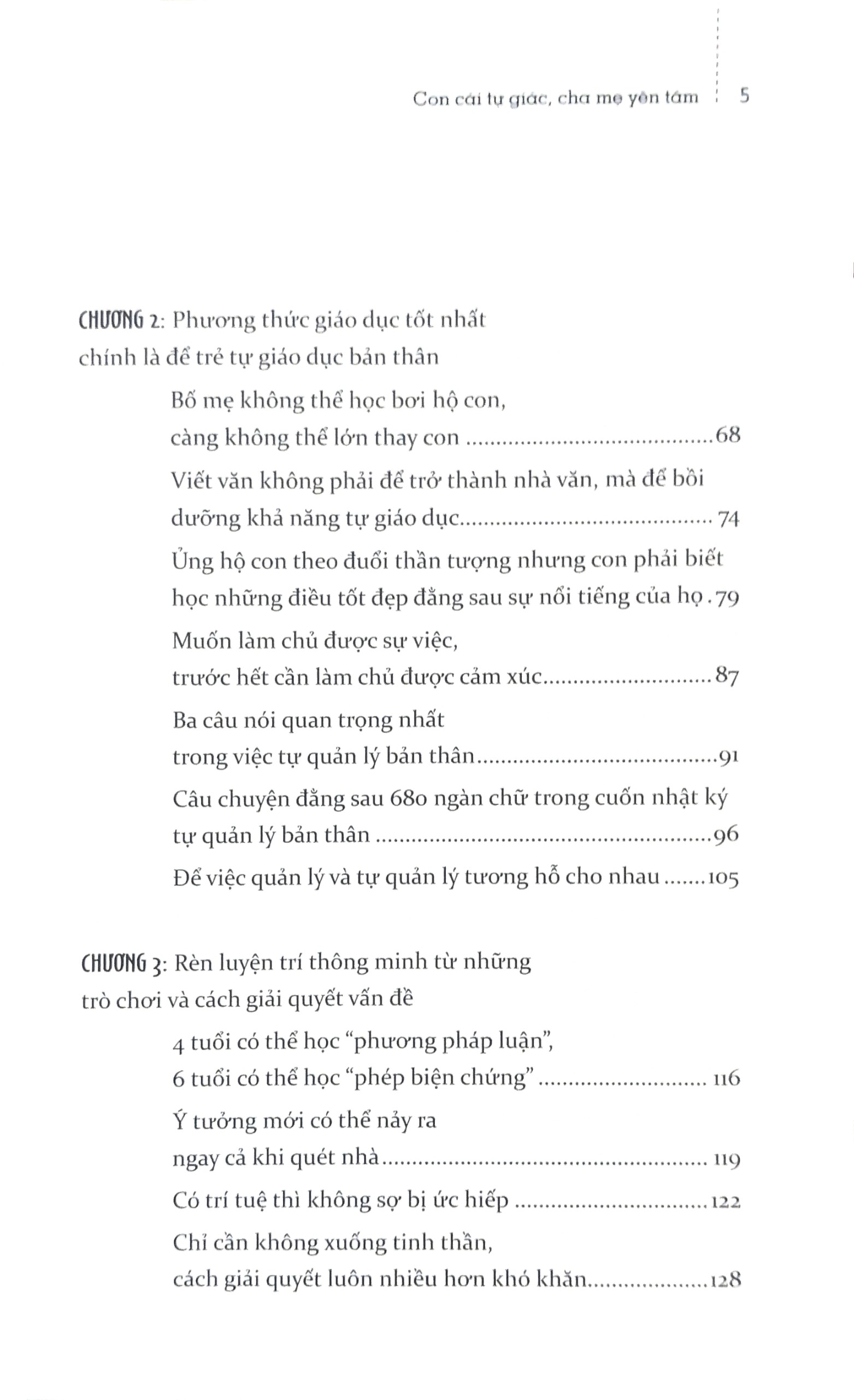con cái tự giác cha mẹ yên tâm