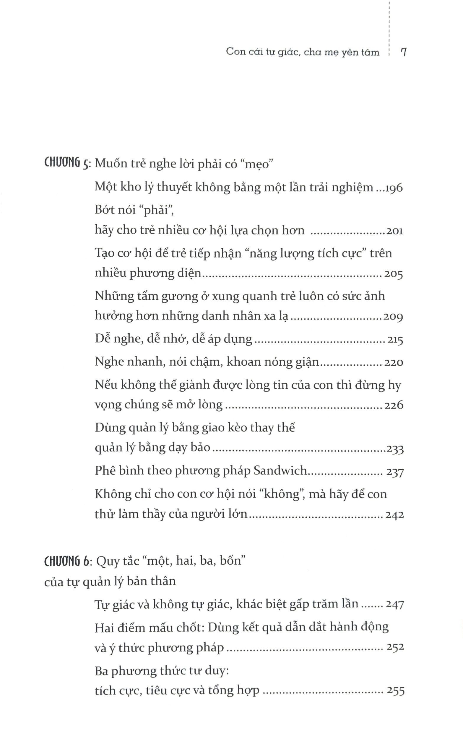 con cái tự giác cha mẹ yên tâm